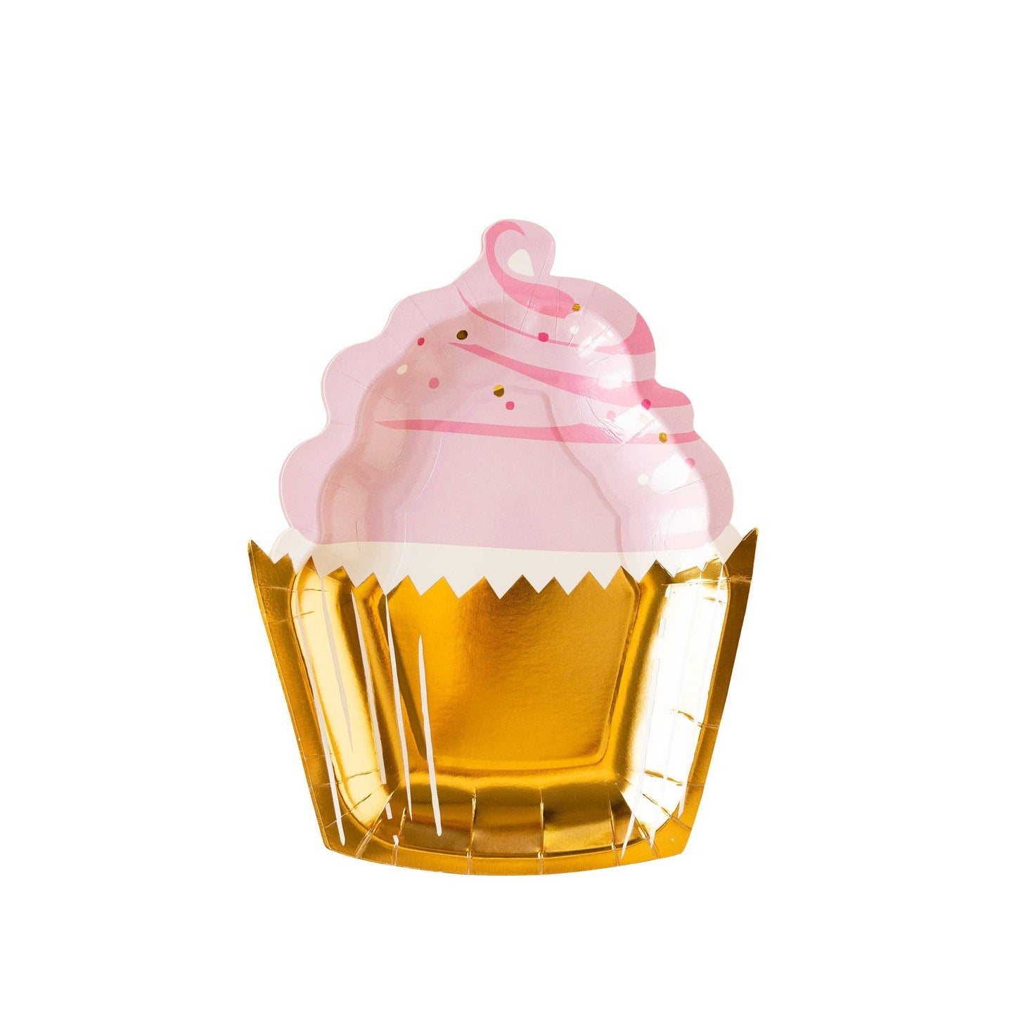 Pink Cupcake Paper Plates