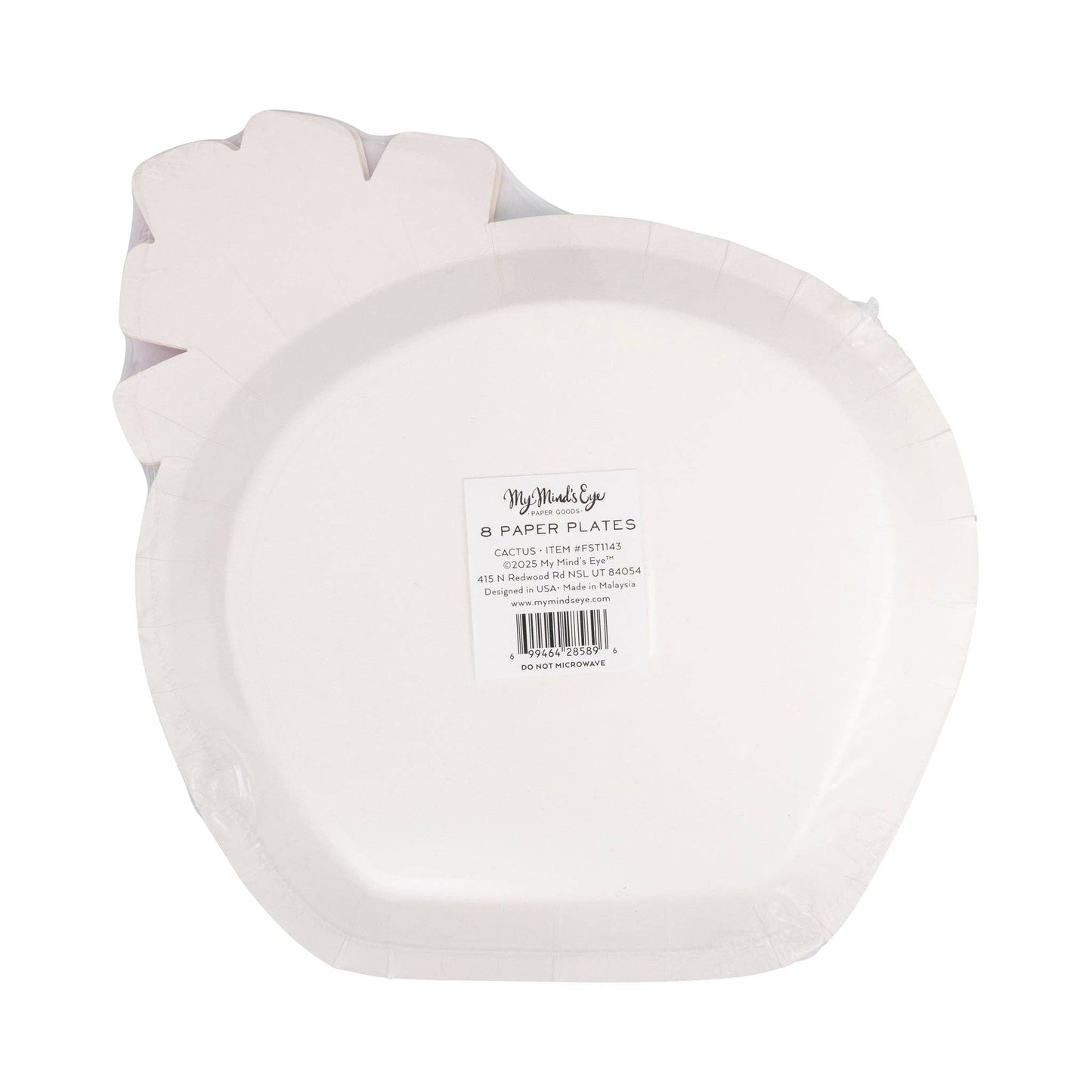Fiesta Cactus Shaped Paper Plates - 9"