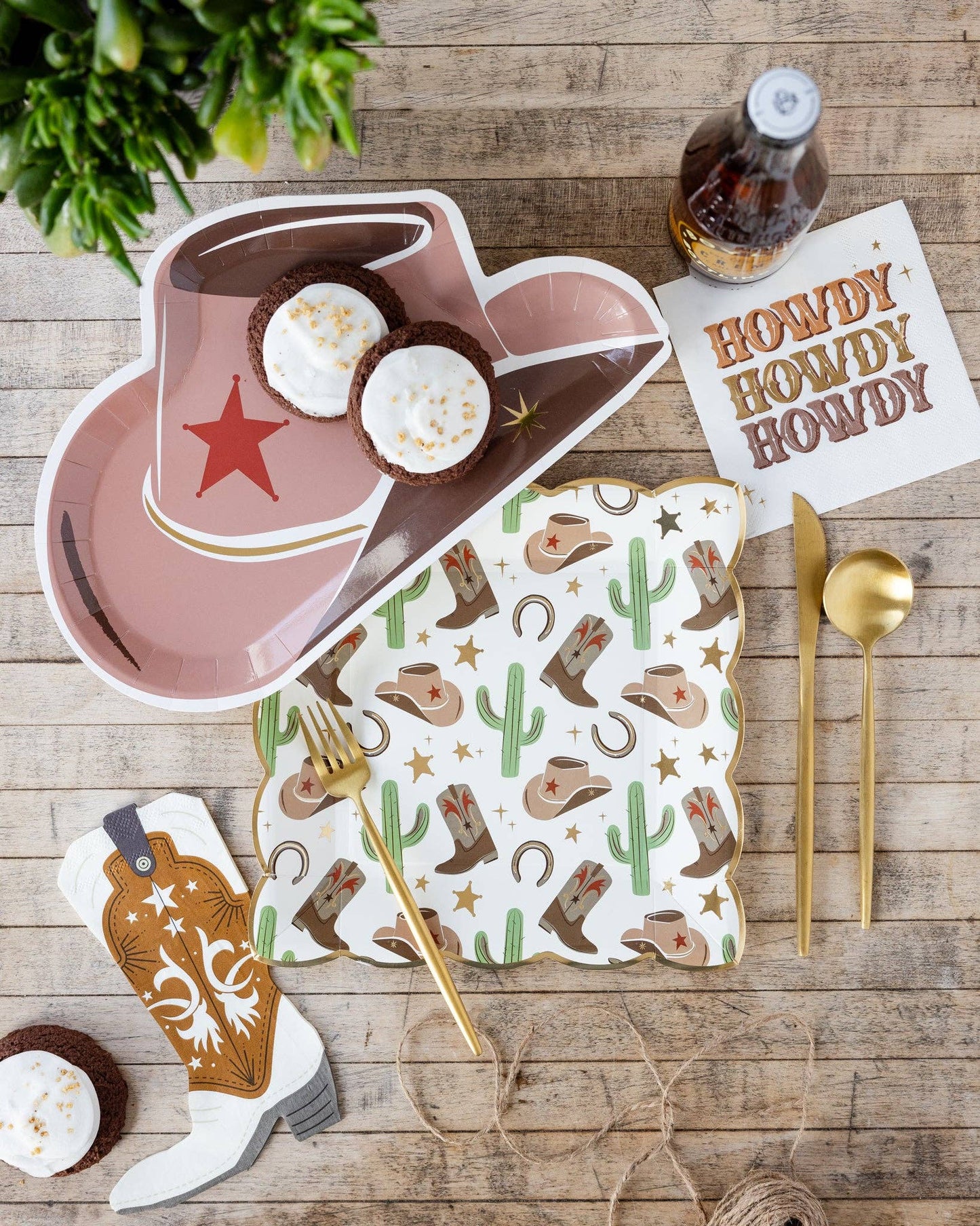 Cowboy Hat Shaped Plates
