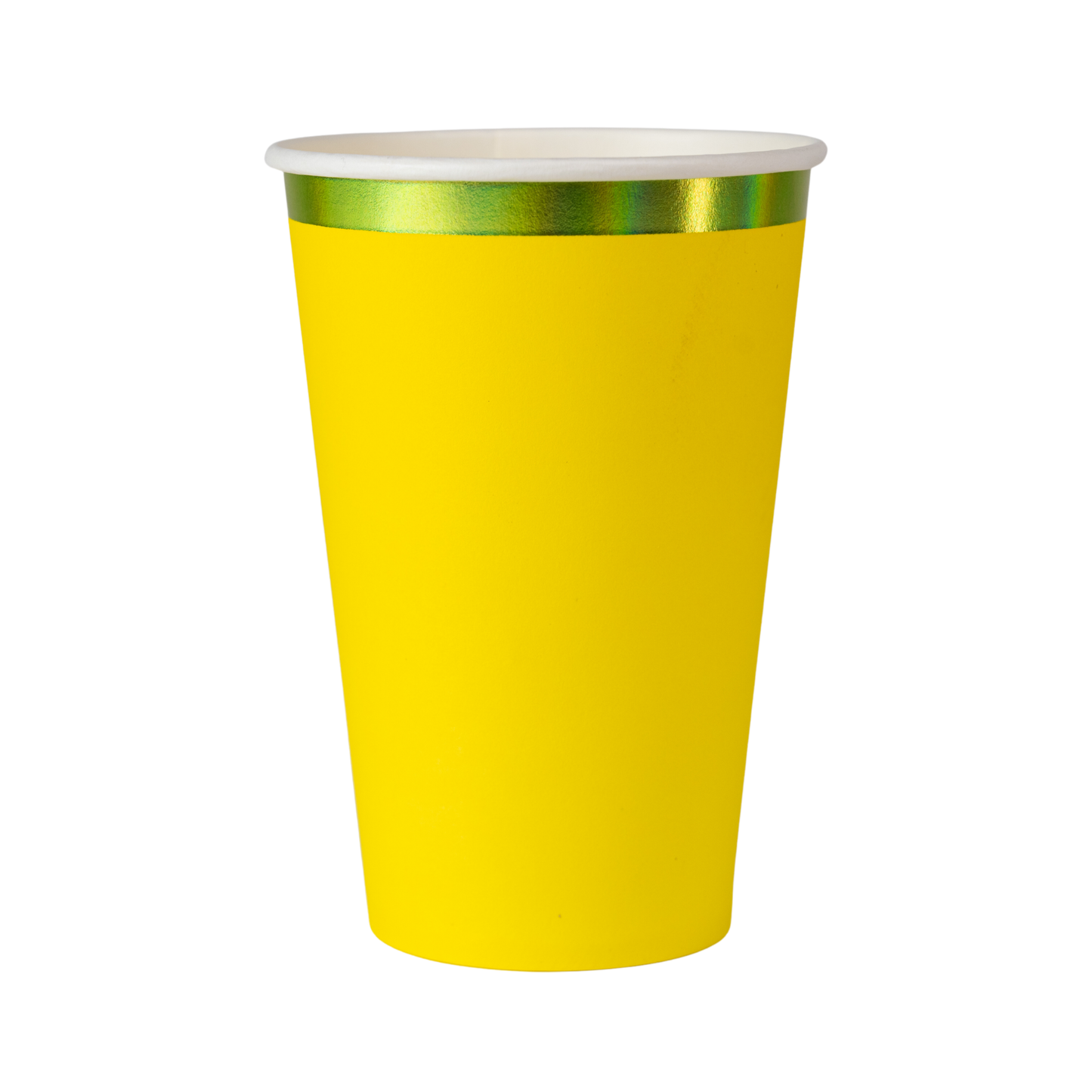 Fiesta Everyday Foil Paper Cups - Yellow