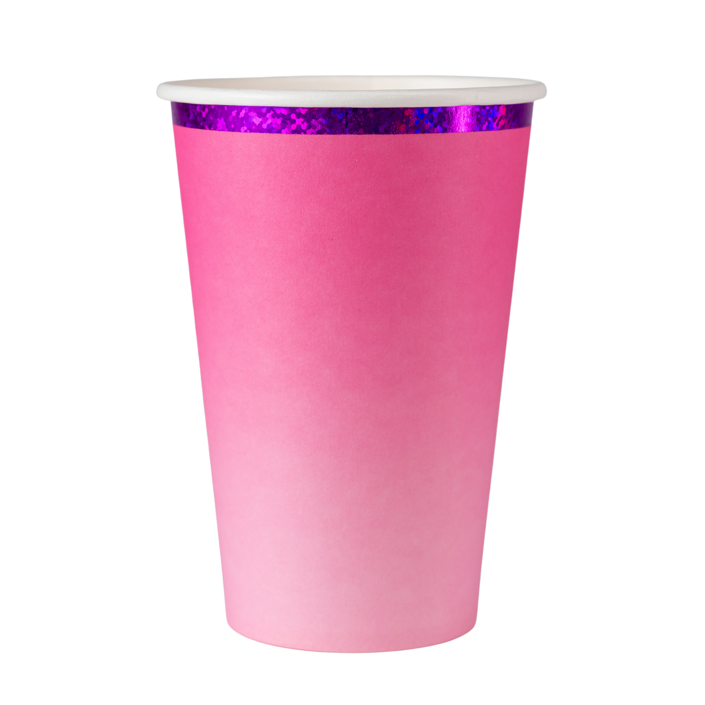 Fiesta Everyday Foil Paper Cups - Pink