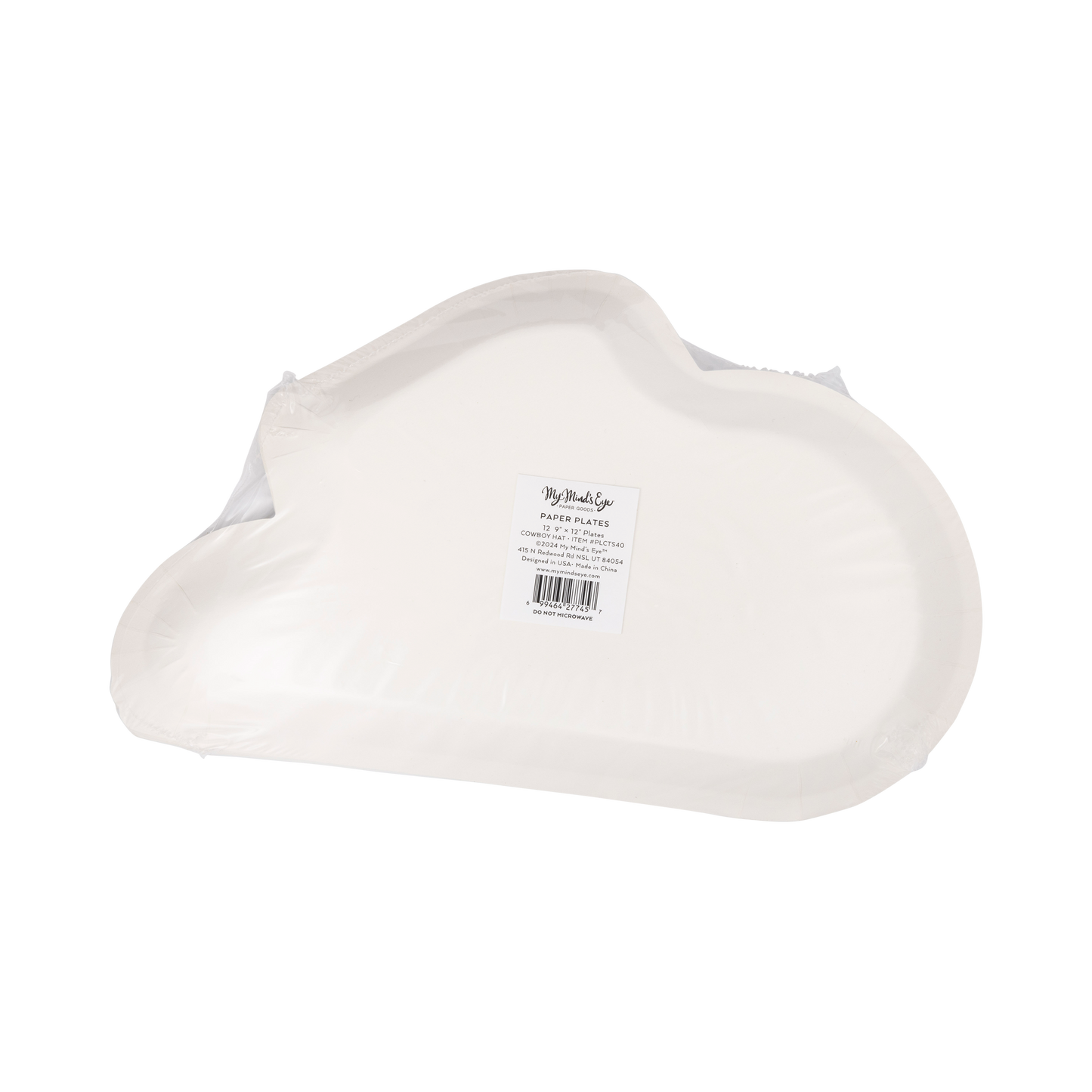 Cowboy Hat Shaped Plates