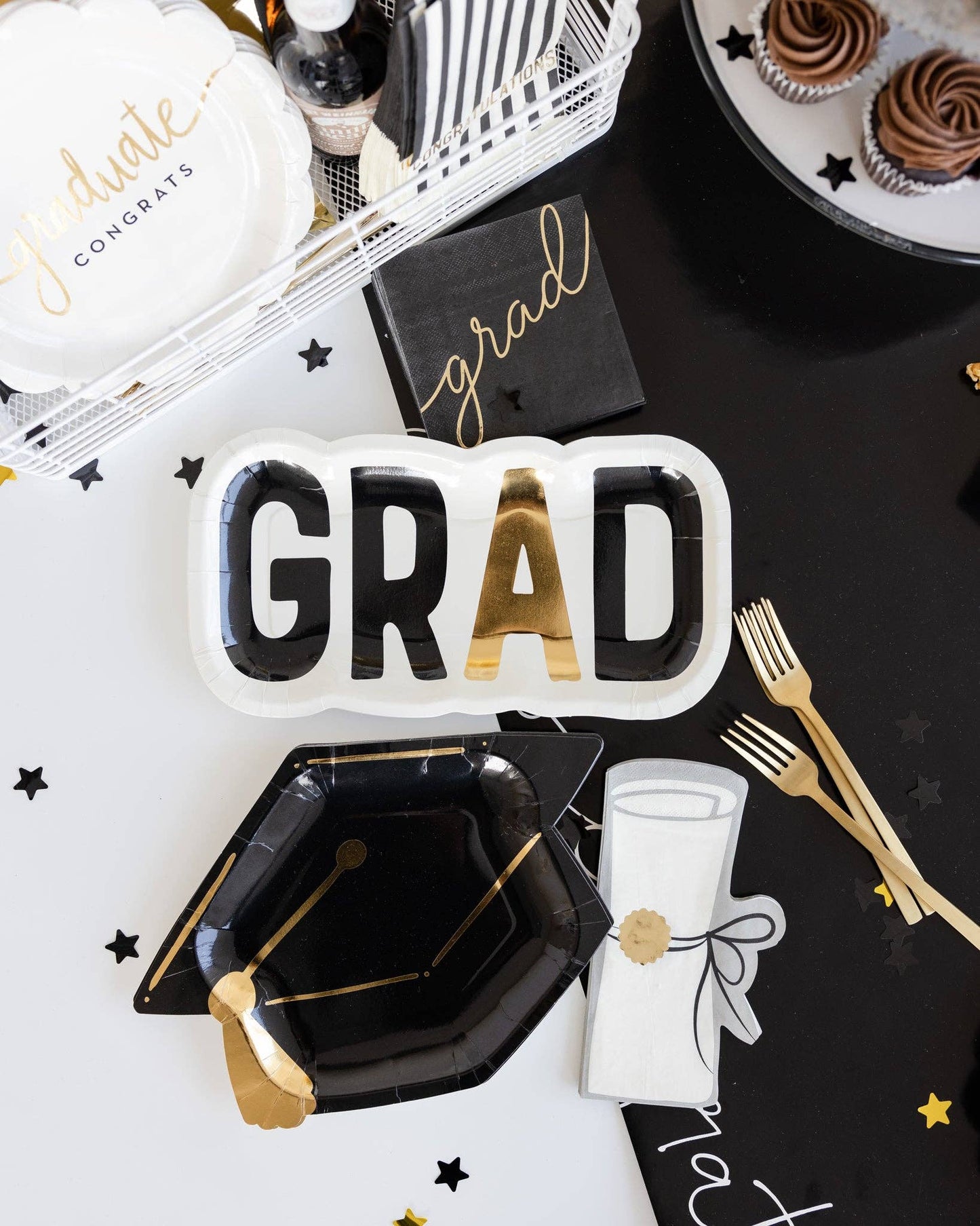 Diploma Shaped Paper Dinner Napkins