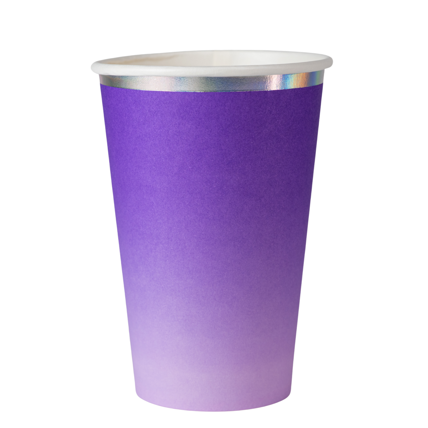 Fiesta Everyday Foil Paper Cups - Purple