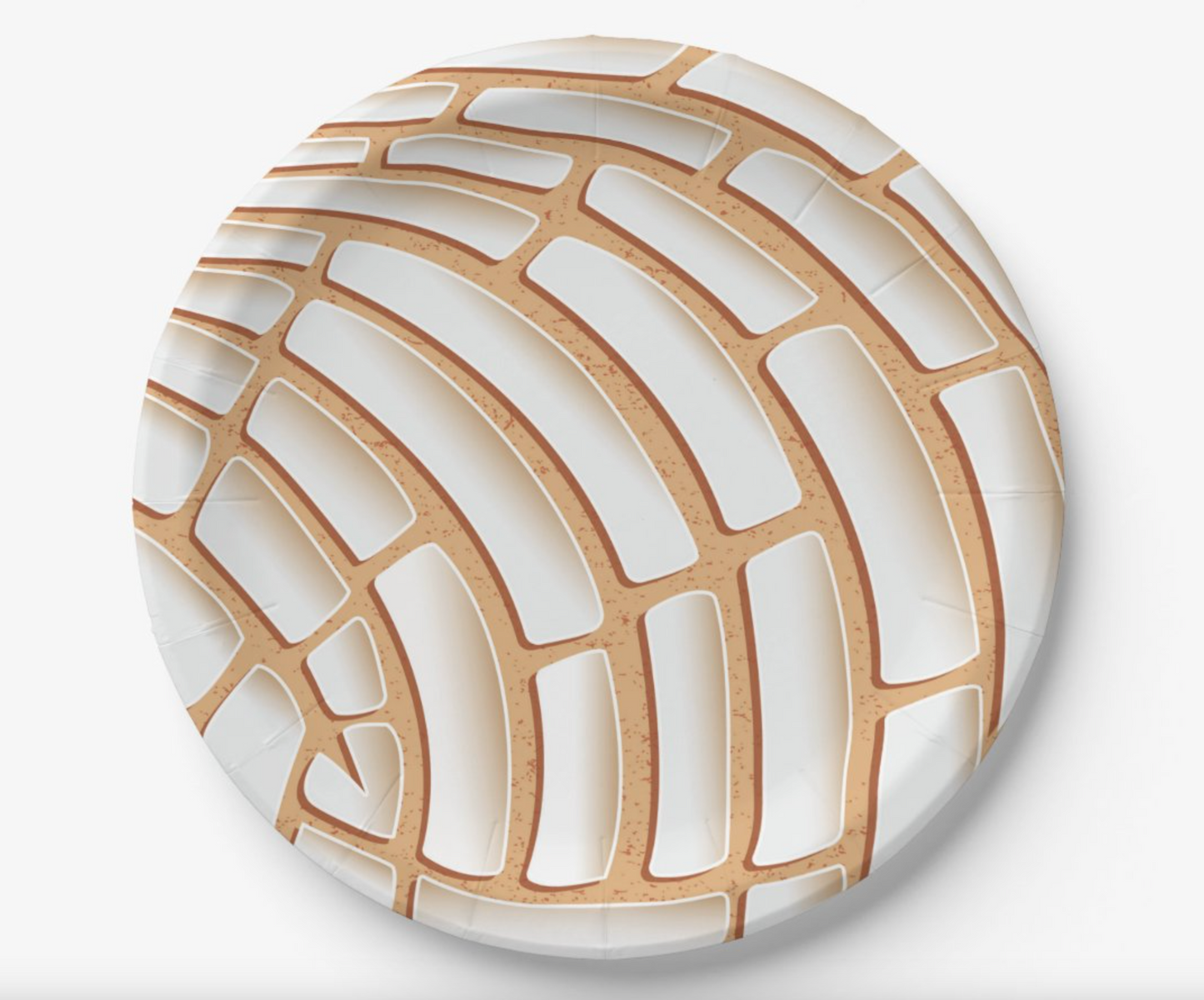 Concha Paper Plates - White 7" (set of 8)