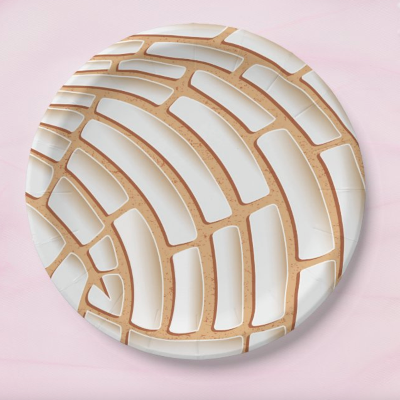 Concha Paper Plates - White 7" (set of 8)