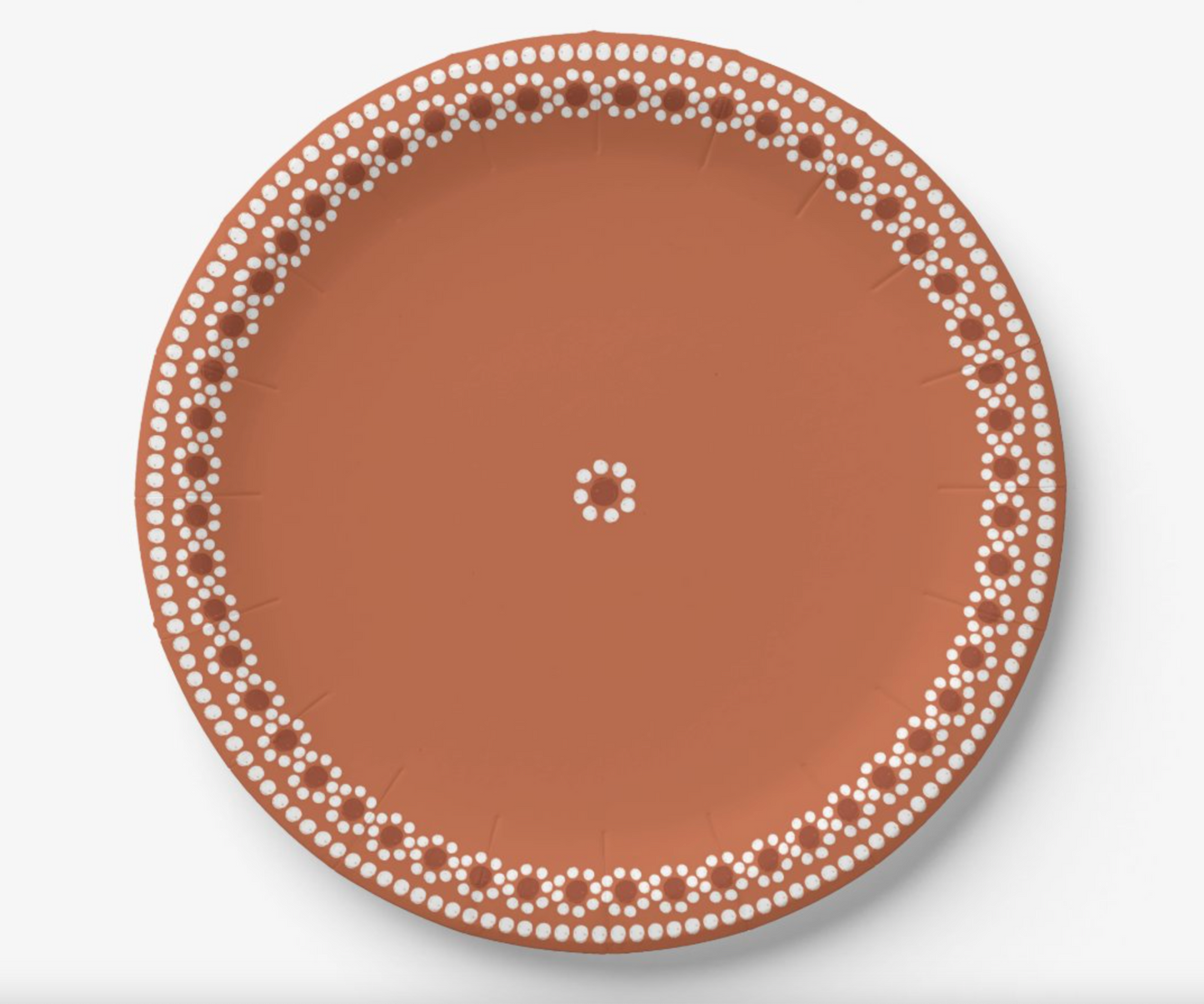 Capula Barro Paper Plates - Terracotta 7" (set of 8)