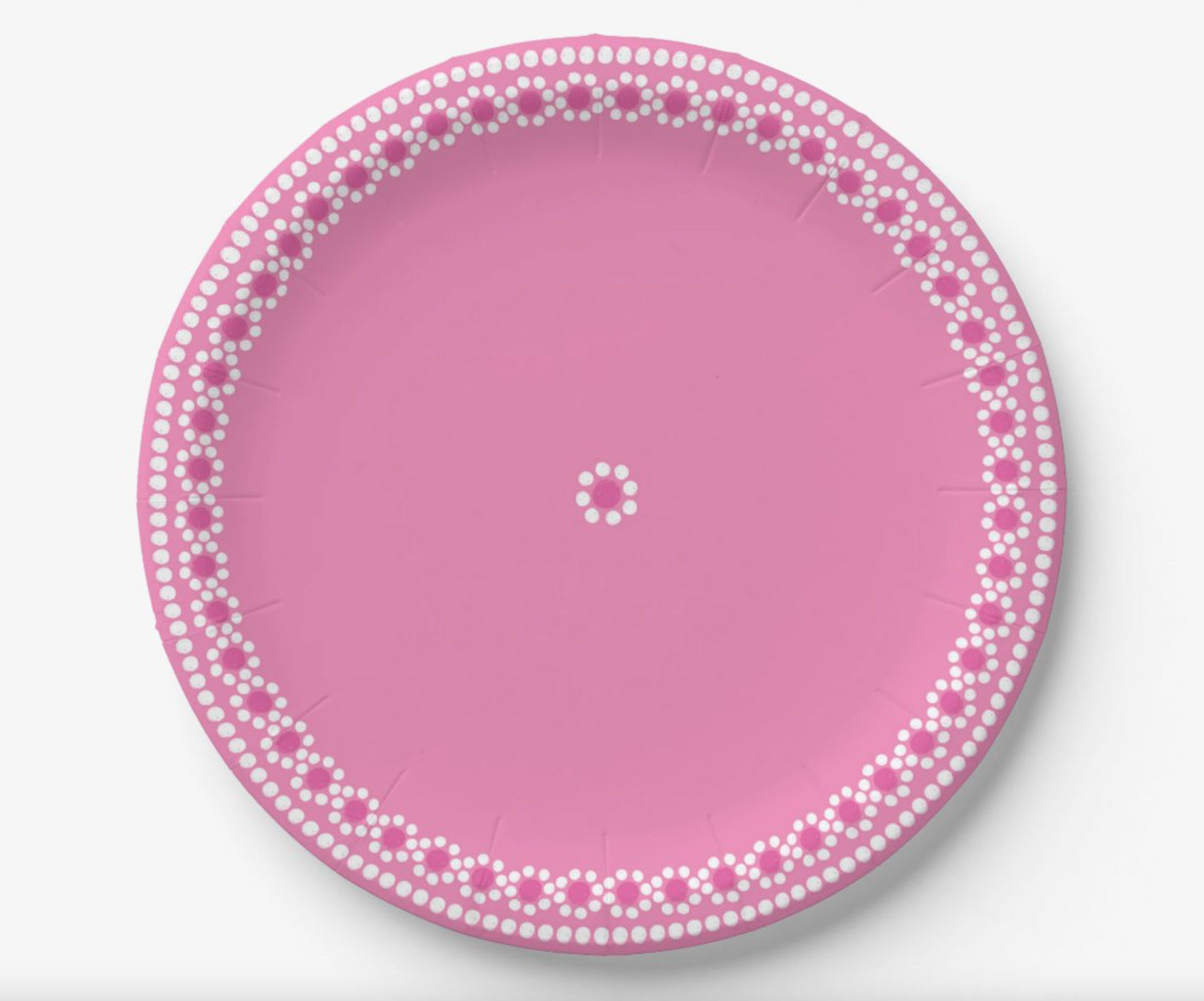 Capula Barro Paper Plates - Pink 7" (set of 8)