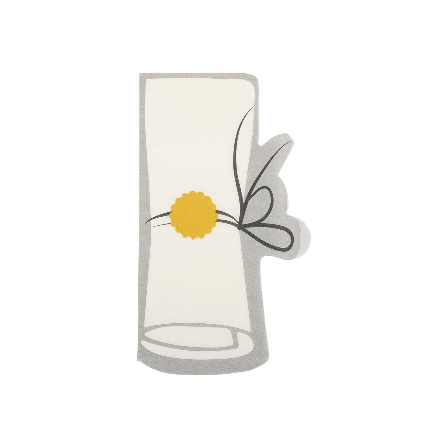 Diploma Shaped Paper Dinner Napkins