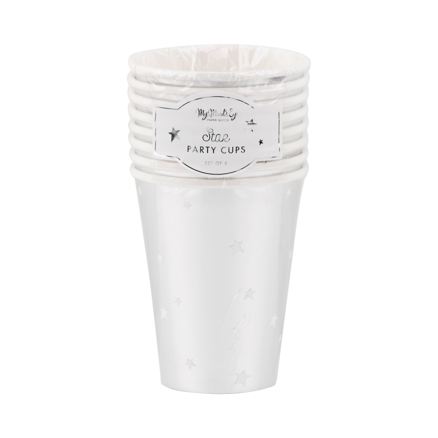 Silver Star Paper Cups