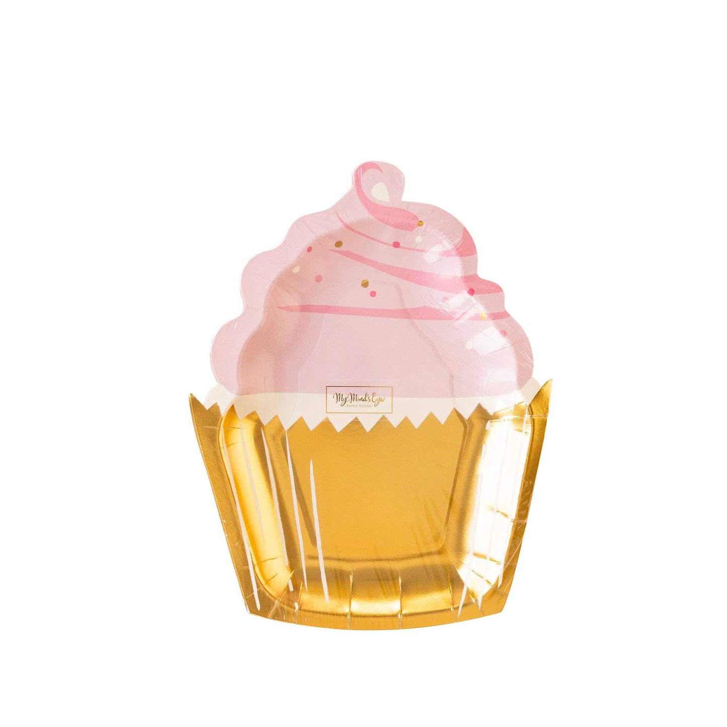 Pink Cupcake Paper Plates