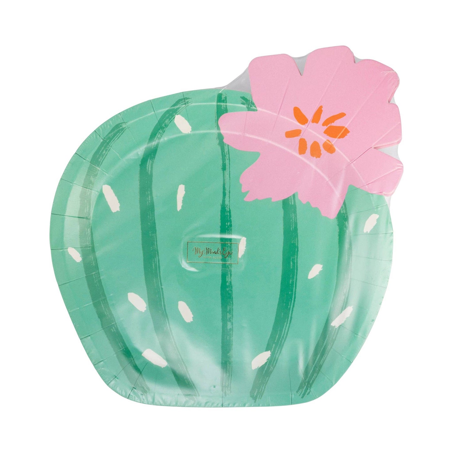 Fiesta Cactus Shaped Paper Plates - 9"