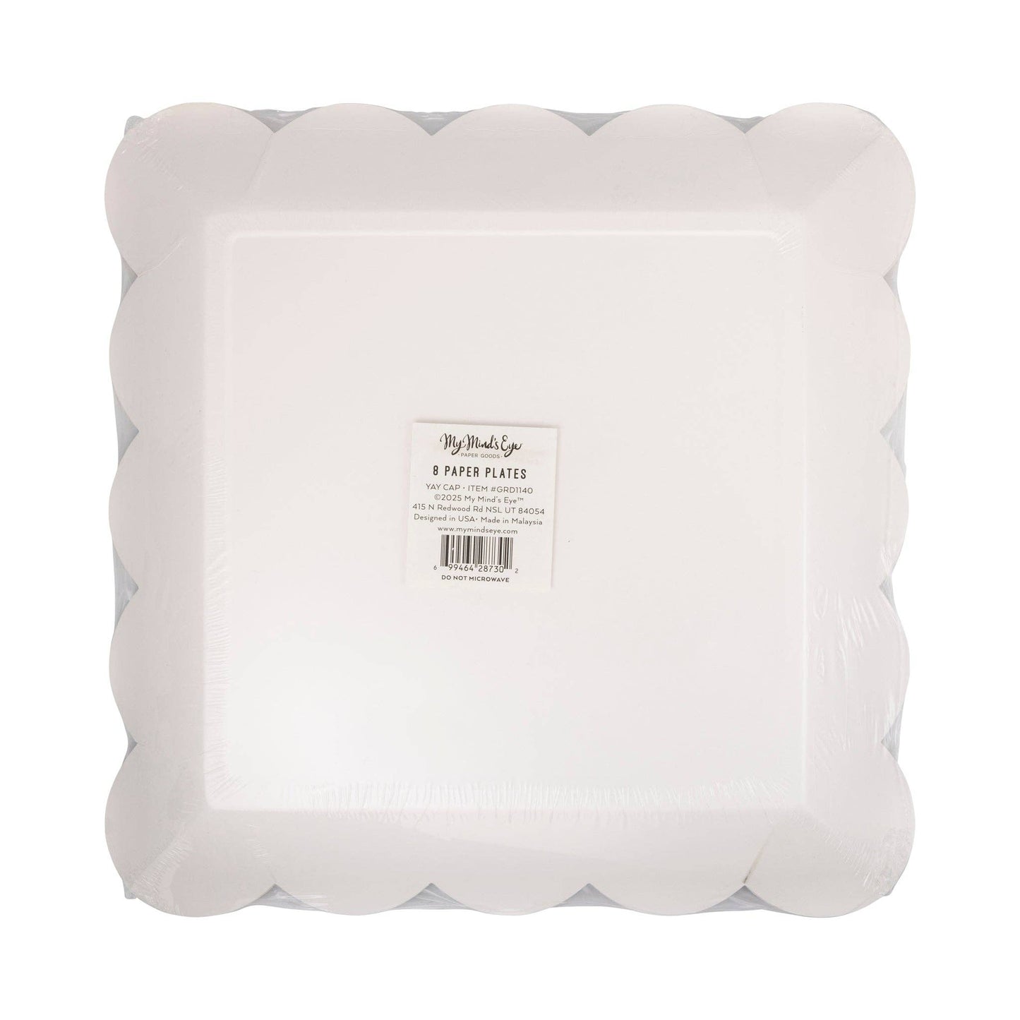 Graduation Pattern Paper Plates