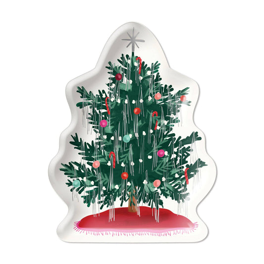 Christmas Tree Shaped Paper Plates