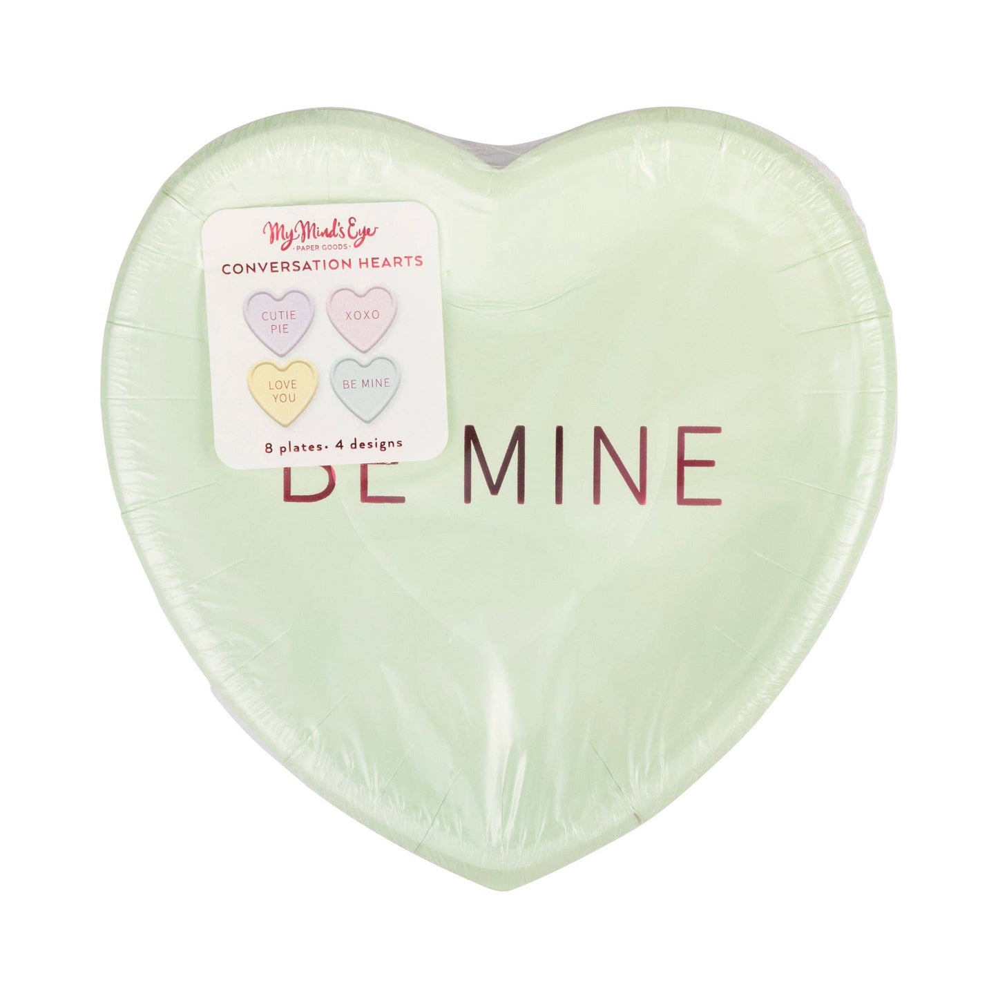 Candy Hearts Dessert Plate Set