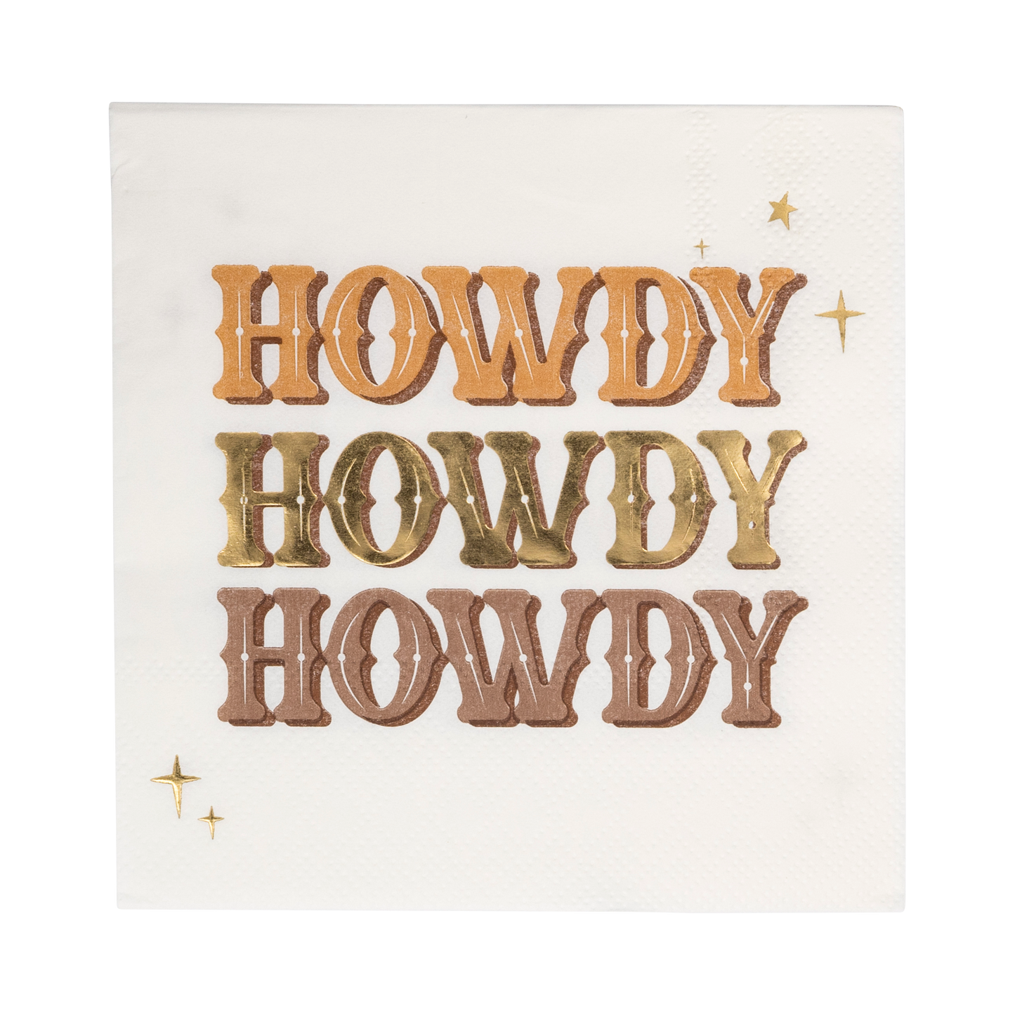 Cowboy Howdy Cocktail Napkins