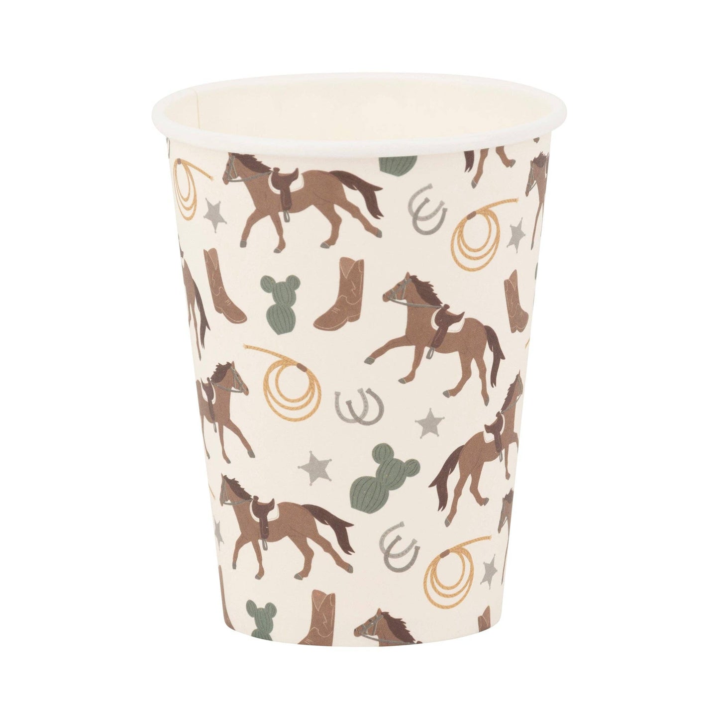 Cowboy Icons Paper Party Cups