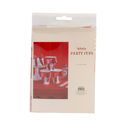 Red Bow Paper Cups