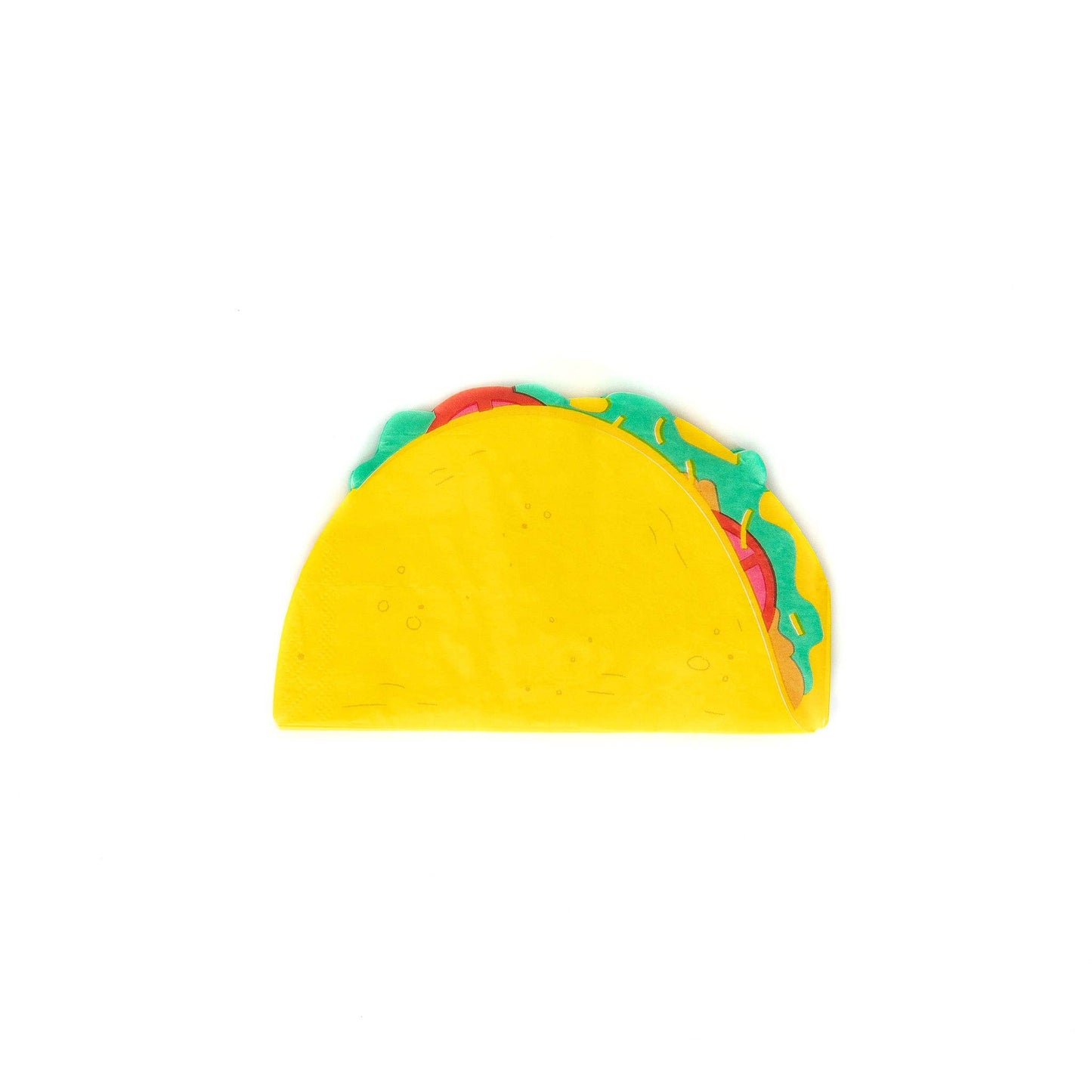 Taco Shaped Napkins