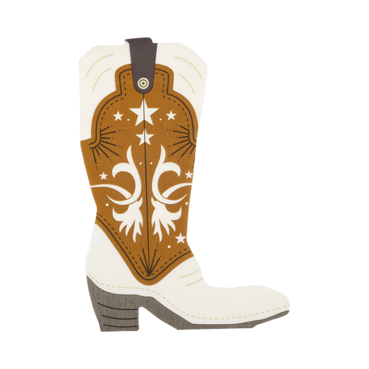 Cowboy Boot Shaped Guest Napkin