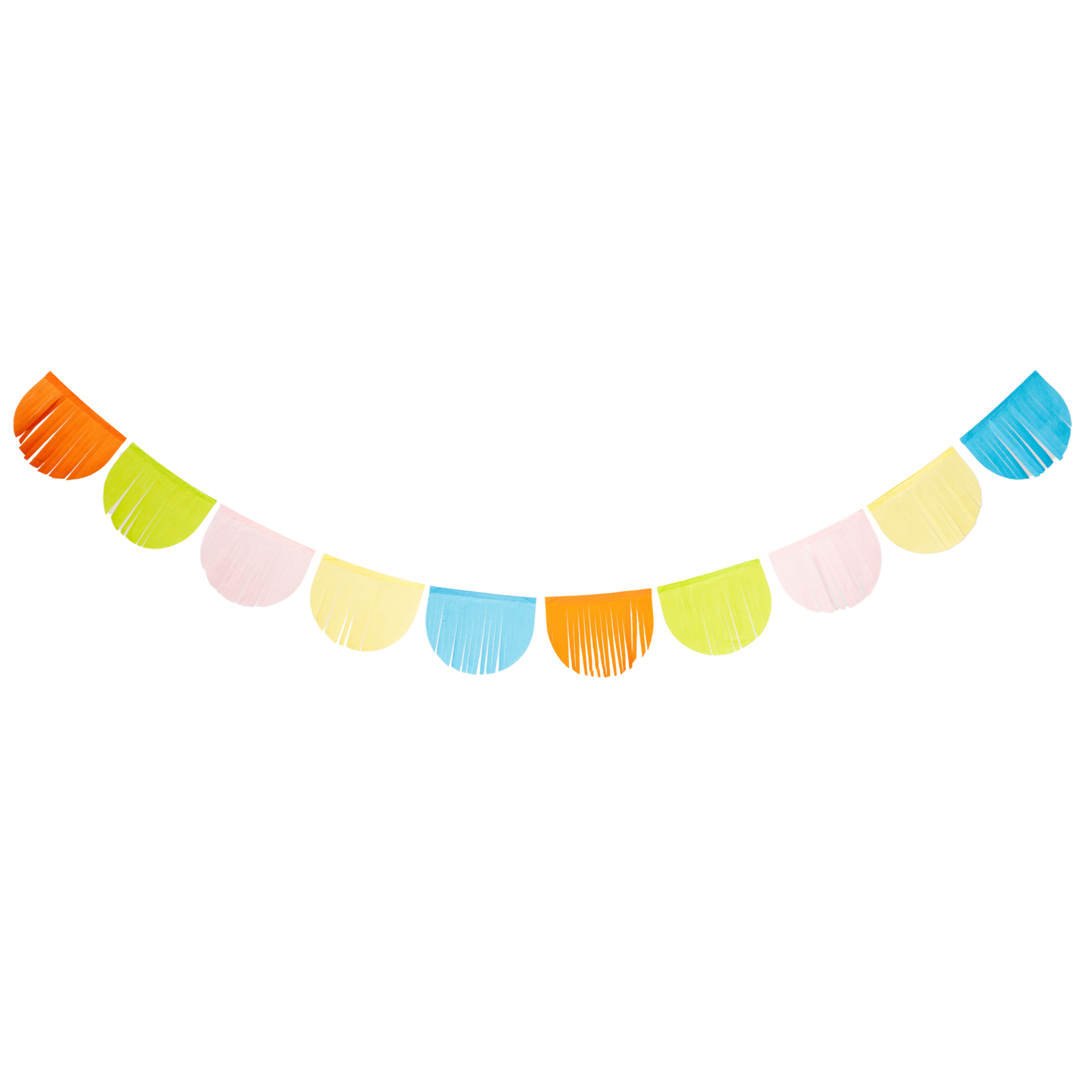 Multi Color Tissue Paper Garland