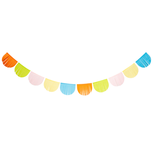 Multi Color Tissue Paper Garland