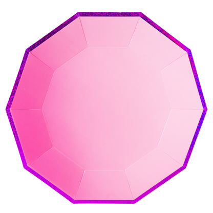 Fiesta Everyday Paper Plates - Pink