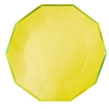 Fiesta Everyday Paper Plates - Yellow
